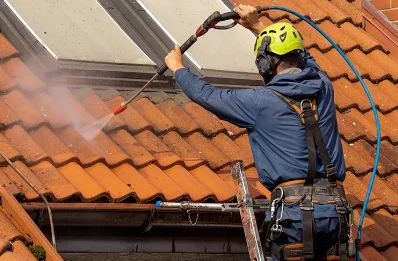 Démoussage et hydrofuge de toiture à Bissert